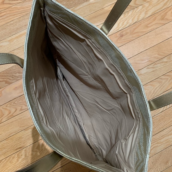 Michael Kors Gold Zebra Print Tote - Picture 4 of 5